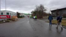 Wanderroute auf der Weitener Strae entlang des Stdt. Wirtschafthof St. Plten 